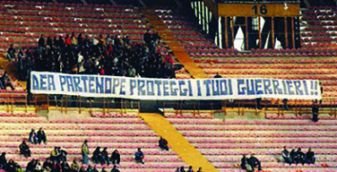 Striscione dei tifosi