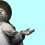 La statua di Santa Teresa