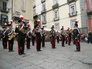 La banda dei carabinieri suona per il Nilo