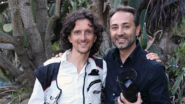 Luca Bracali a Napoli con Fernando Alfieri